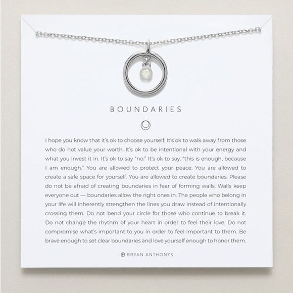 NEW! Bryan Anthonys Boundaries White Opal Silver Necklace - Picture 4 of 7
